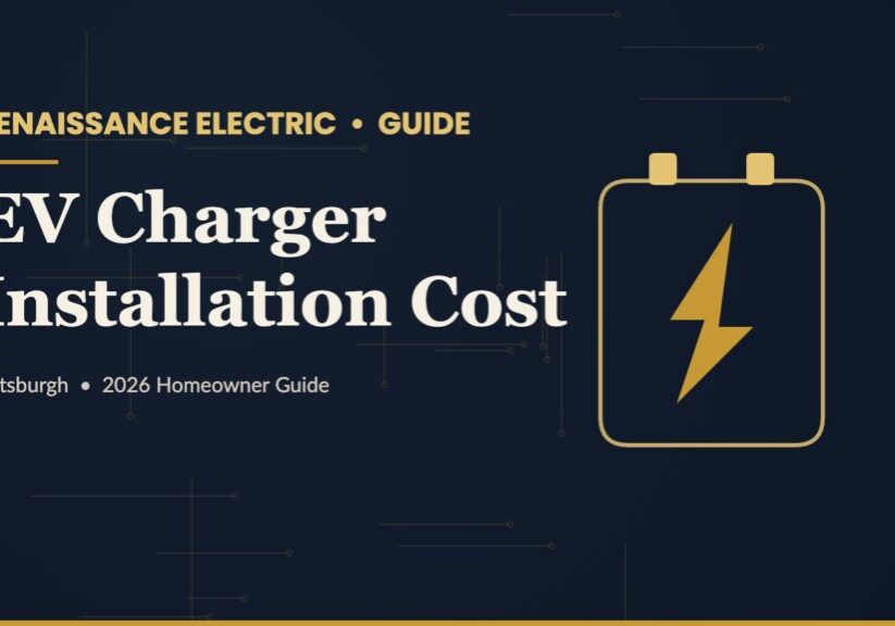 Branded Renaissance Electric cover graphic for the EV charger installation cost guide